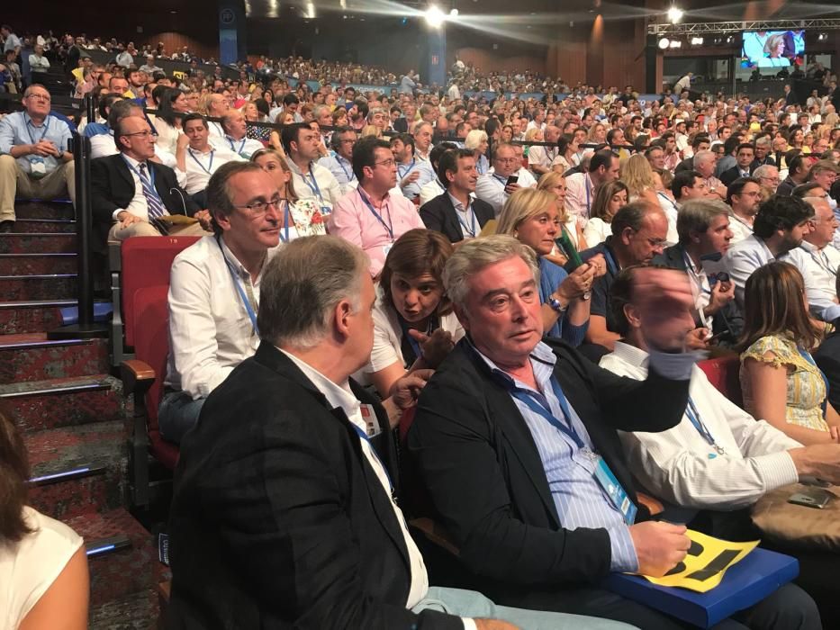 Delegación valenciana en el 19º Congreso del PP