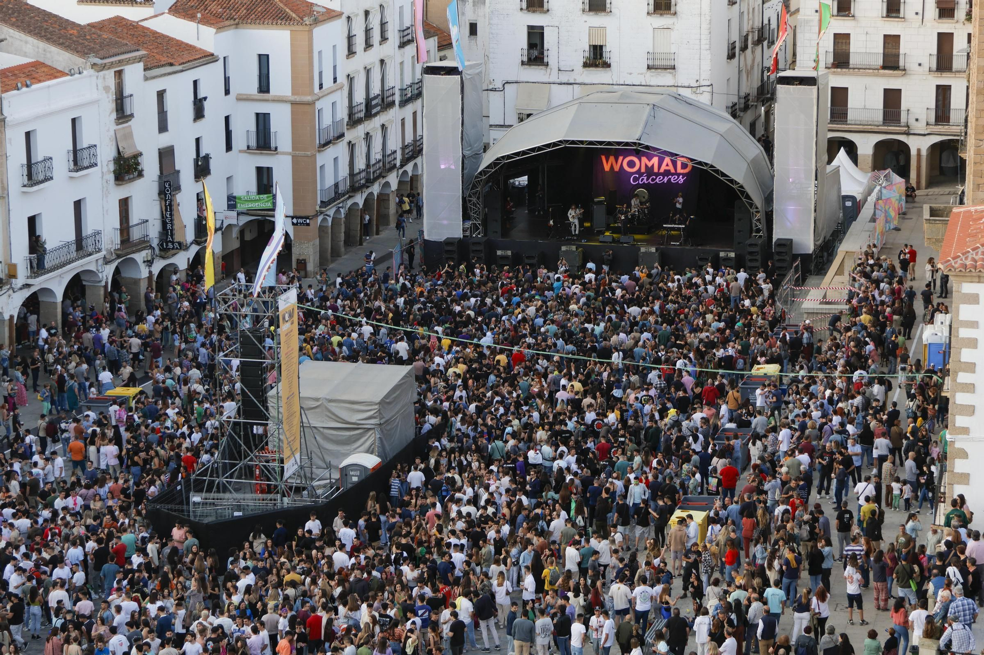 Así fue el primer día del festival Womad en Cáceres