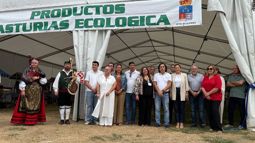 Abre la feria ecológica de Asturias en Llanera: así ha sido la inauguración de la XXIII edición de la cita en el ferial del concejo