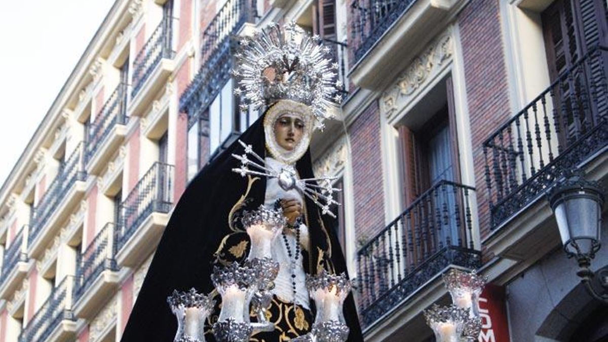 Procesión Siete Dolores en Madrid.