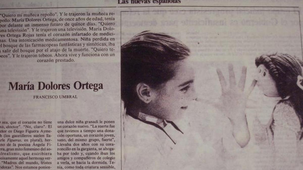 Dolores, en la hemeroteca de El País en un artículo de Paco Umbral.