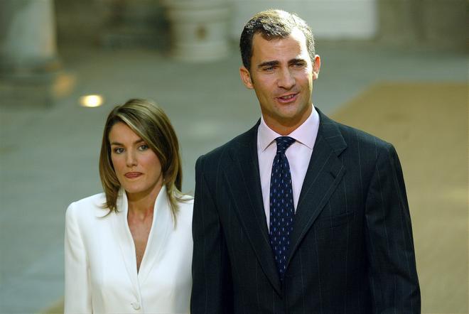 Felipe y Letizia en 2003