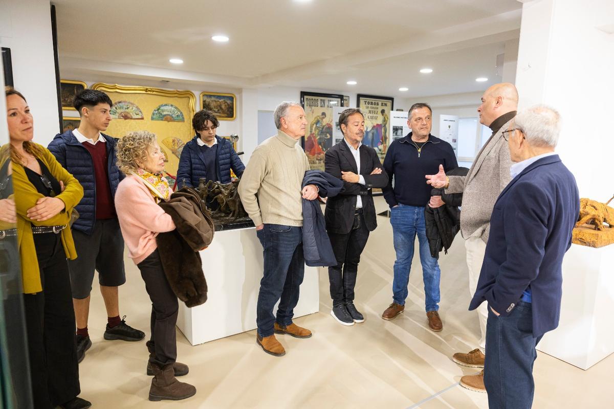 Visita de José Luis y Alberto Ramírez al Museu del Bou de Burriana