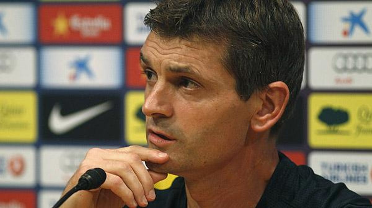 Tito Vilanova respon les preguntes de la premsa sobre el clàssic.