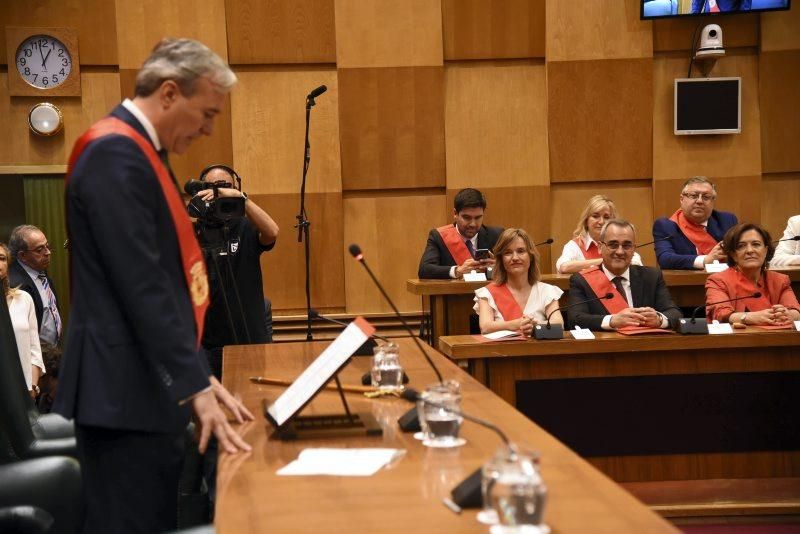 Toma de posesión de Jorge Azcón como alcalde de Zaragoza