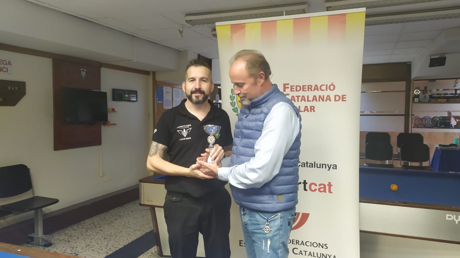 Esteve Mata, campió de Catalunya del quadre 71/2 d'honor