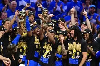 Las imágenes de la celebración de los Oklahoma City Thunder tras ganar la NBA ante los Indiana Pacers
