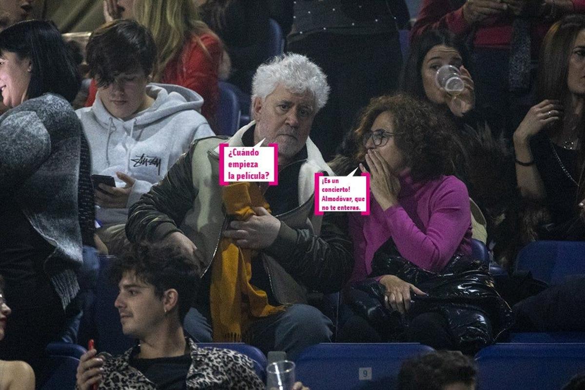 Almodóvar en el concierto de Rosalía