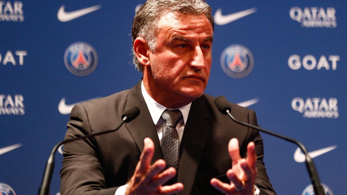 New Paris St Germain coach Christophe Galtier