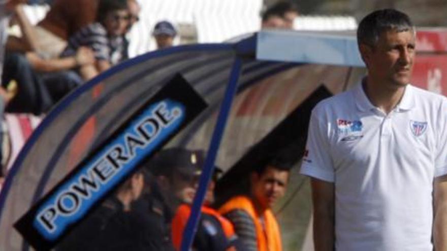 Quique Setién, entrenador del Lugo.