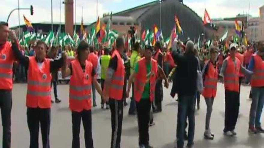 Las marchas de la dignidad ya están en Madrid