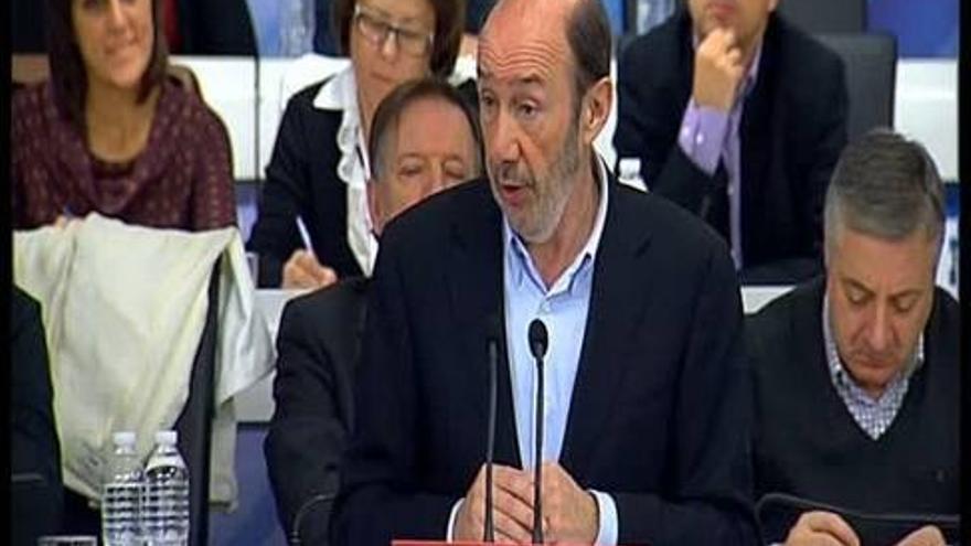 Rubalcaba ofrece su programa como guía para la tarea de oposición