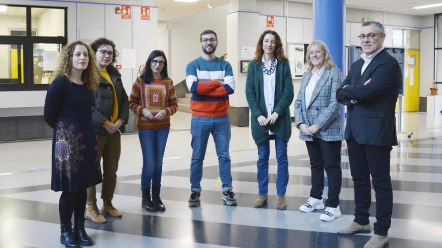 Investigadores del campus que participaron en el proyecto.