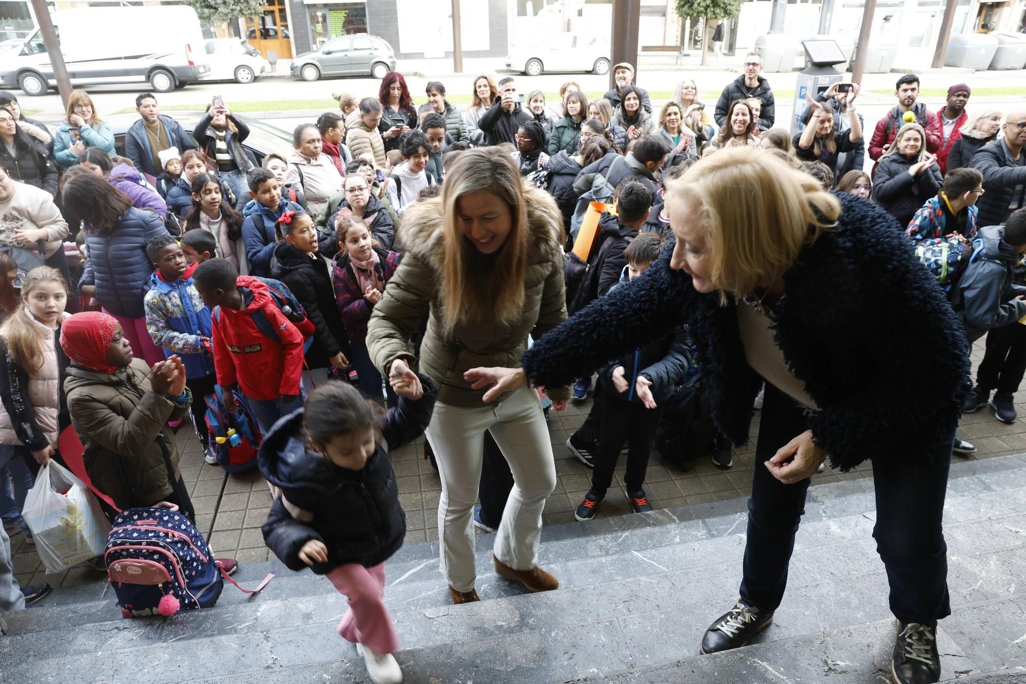 El regreso del Rey Pelayo a su "verdadero hogar", en imágenes