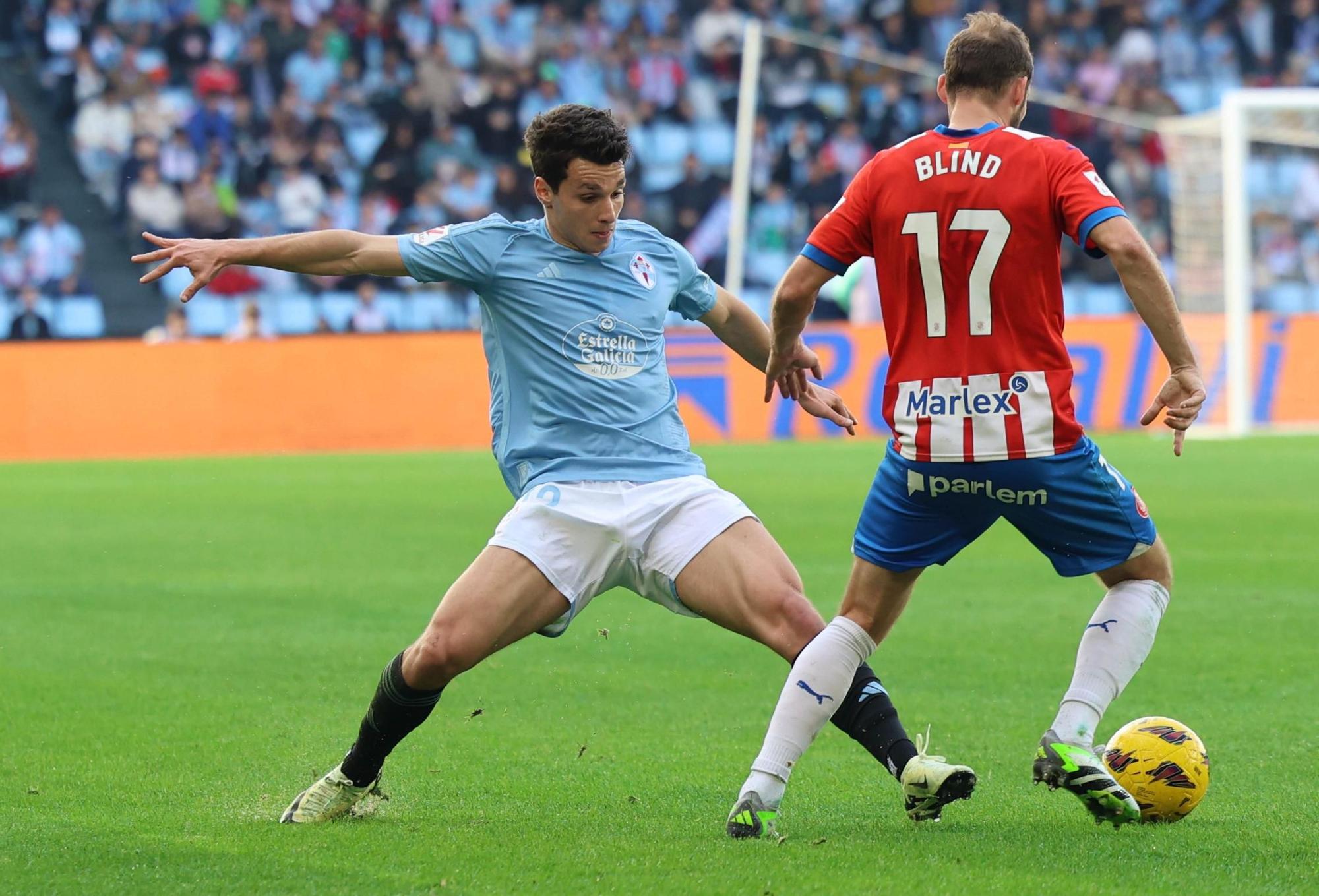 De la fiesta inicial a la decepción: las mejores imágenes del Celta-Girona