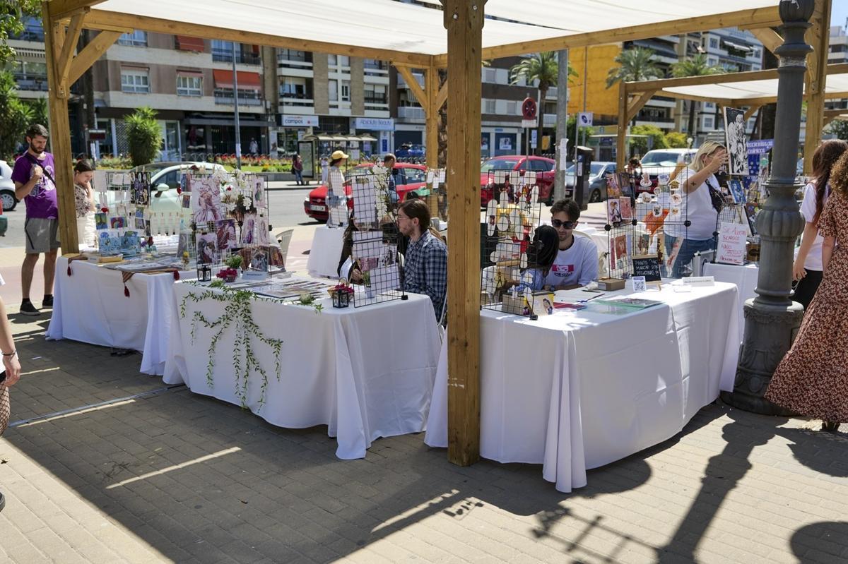 Edición pasada del Mercado de Arte Joven.