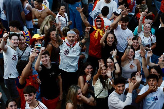 Así se vivió el partido de España contra Francia en Gijón