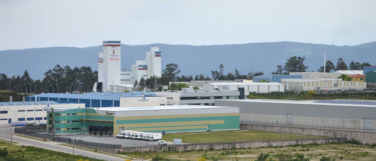 Una vista del polígono empresarial del Campiño en Pontevedra