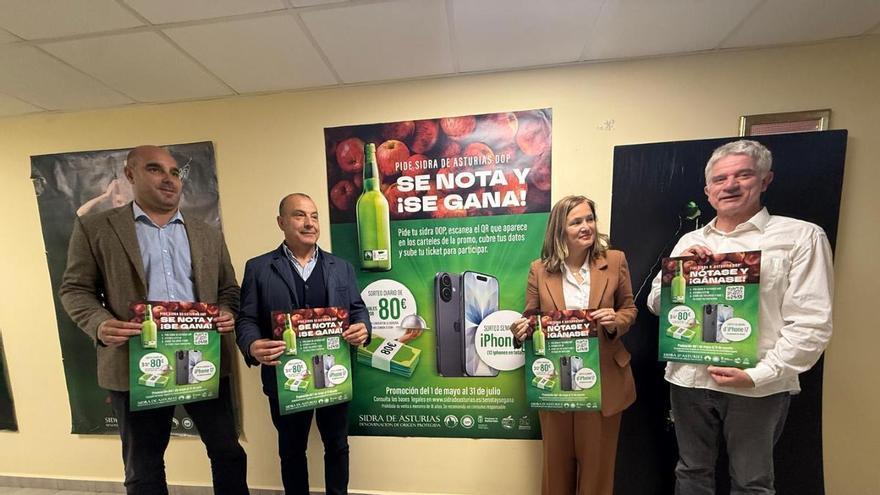 La nueva campaña promocional de la sidra DOP repartirá más de 40.000 euros en premios y tratará de captar consumidores jóvenes