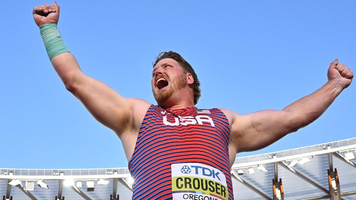 Ryan Crouser tuvo que apretar los dientes para ganar