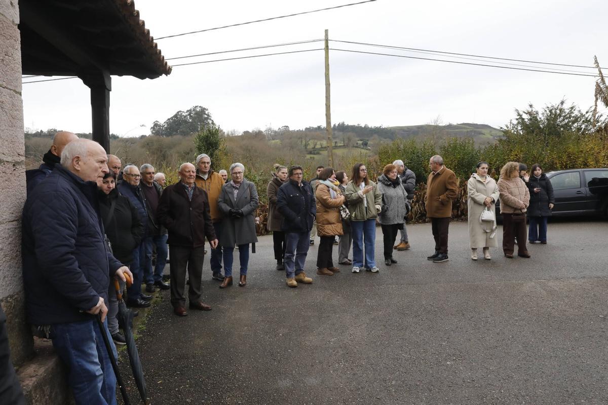 Limanes. Iglesia parroquial Santa María de la O. Funeral Selito