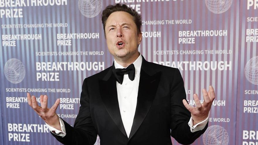 El magnate tecnológico Elon Musk, propietario de Tesla, SpaceX y X Corp.