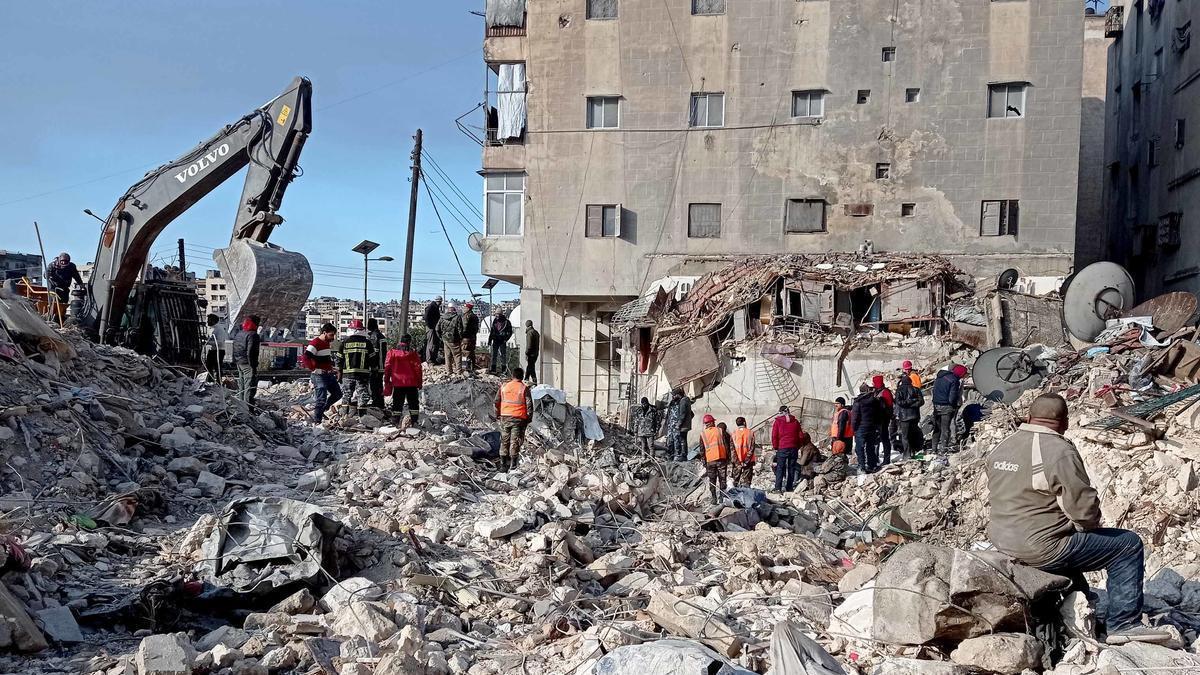 Ciudad turca destruida a causa del terremoto.