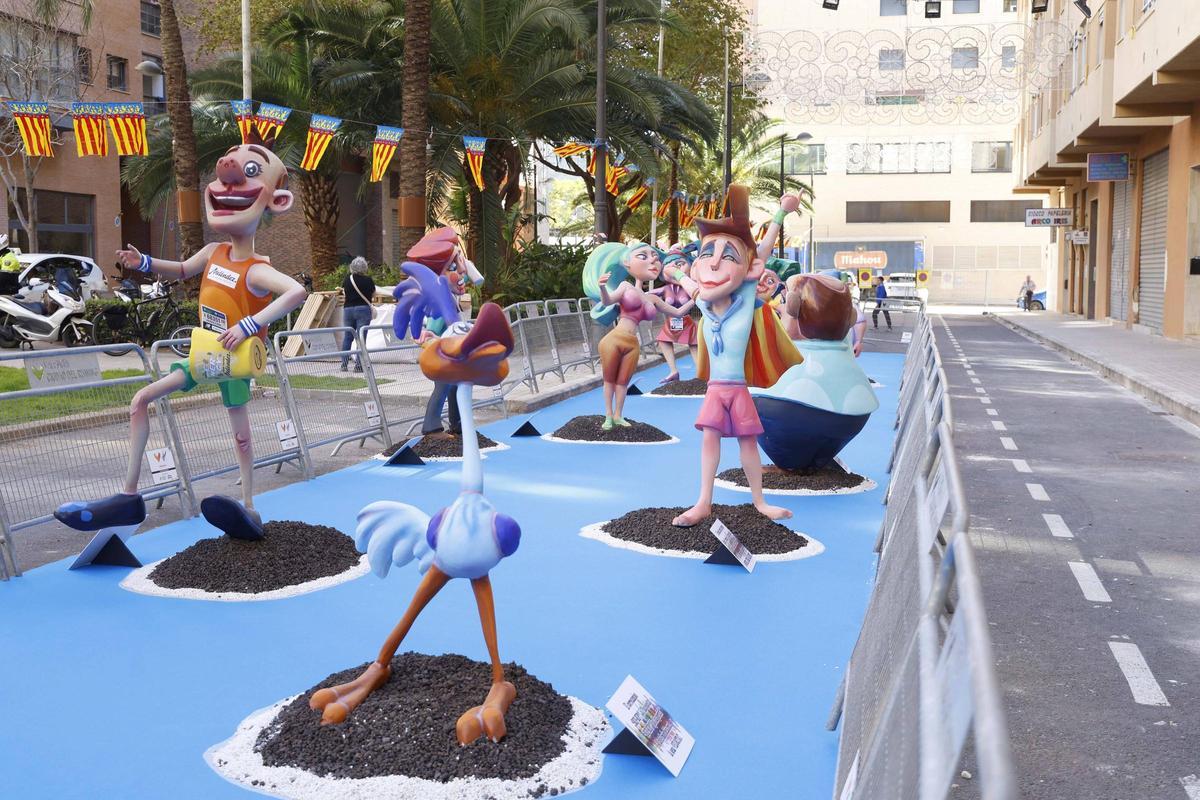 Falla World Record dedicada al Maratón Valencia Trinidad Alfonso Zurich