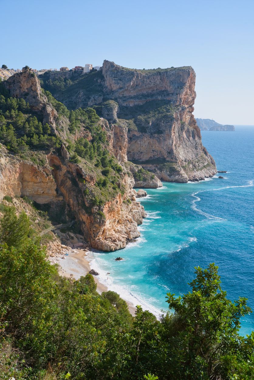 Vistas de la Cala del Moraig