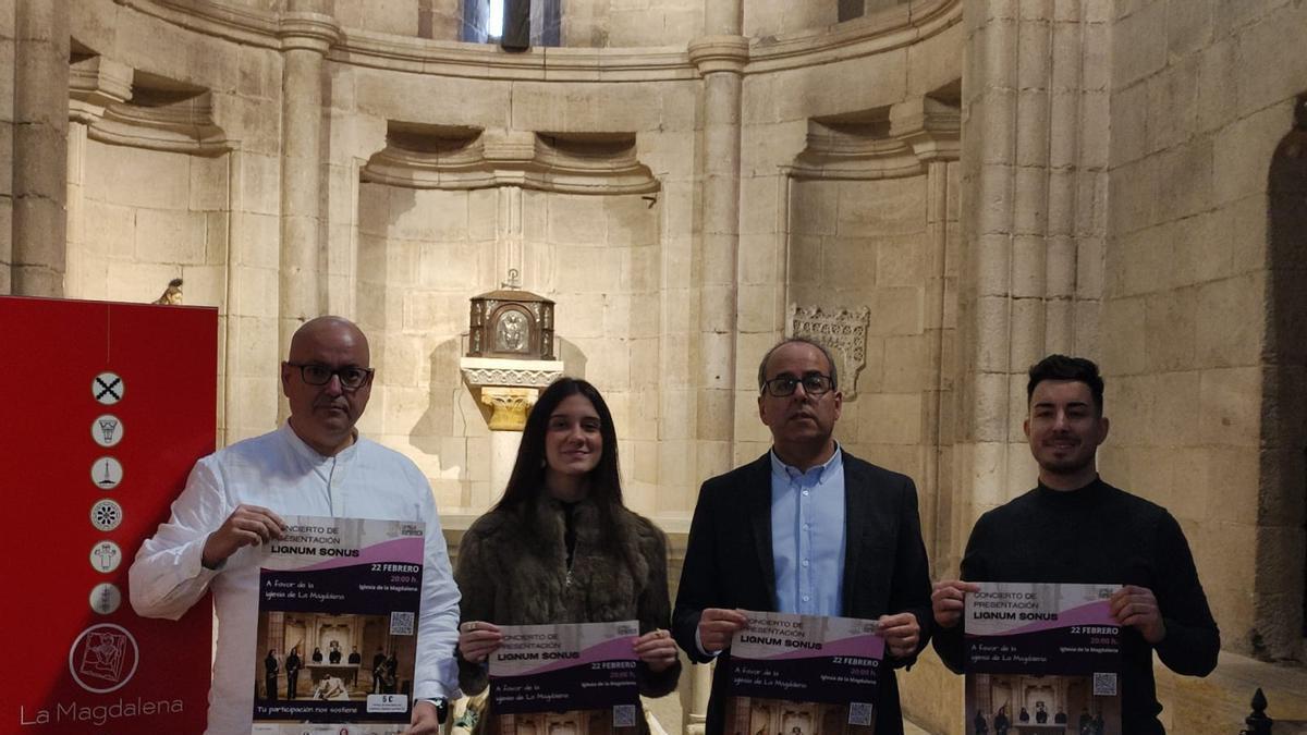 Representantes de ZamorArte y Lignum Sonus.