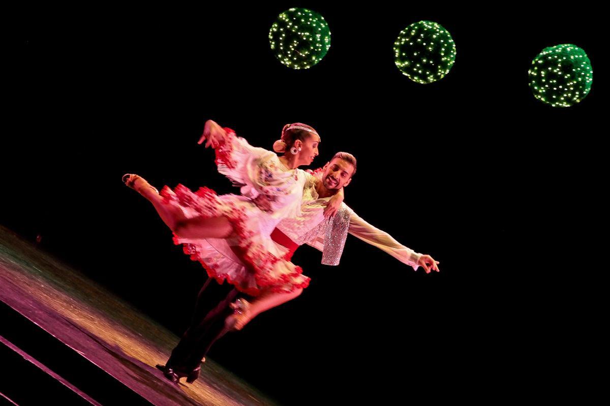 Imagen de una obra en el Gran Teatro de Cáceres.
