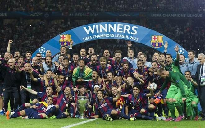 El FC Barcelona, campeón de Champions league 2014/2015