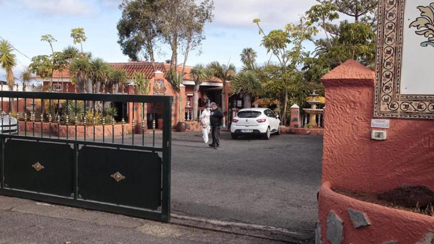 Exterior de la residencia de mayores de Tegueste.