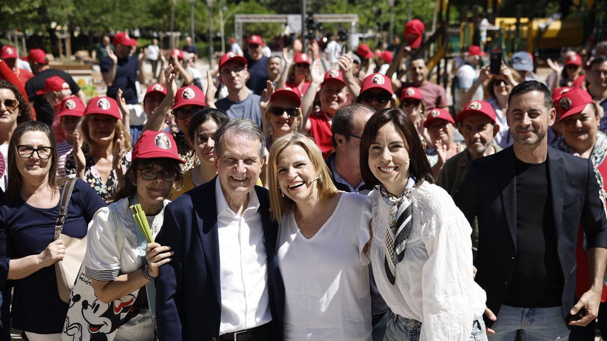 El 'esmortzar' y el 'no-mitin' del PSPV con Pilar Bernabé, Diana Morant y Abel Caballero