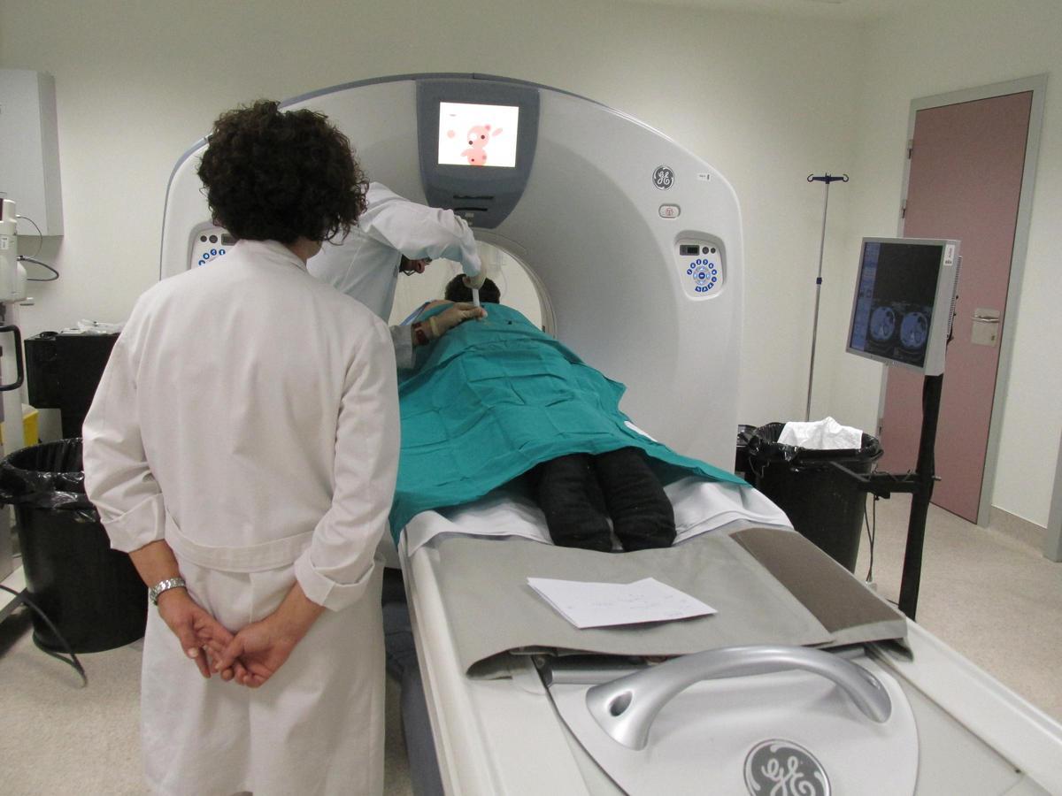 Unidad de Radiología del hospital de Gandia, en una imagen de archivo.
