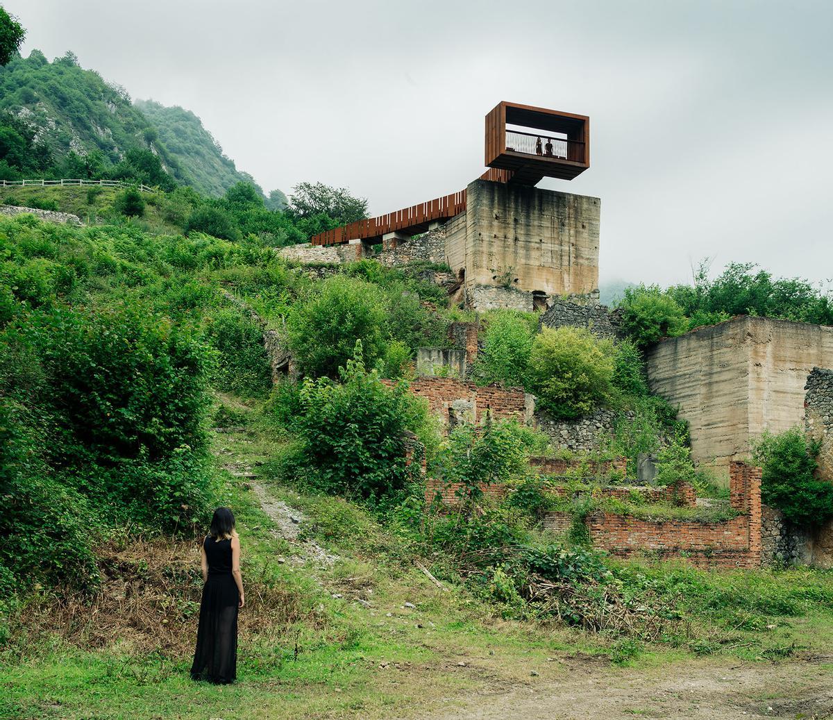 Pasarela-Mirador Minas de Texeo