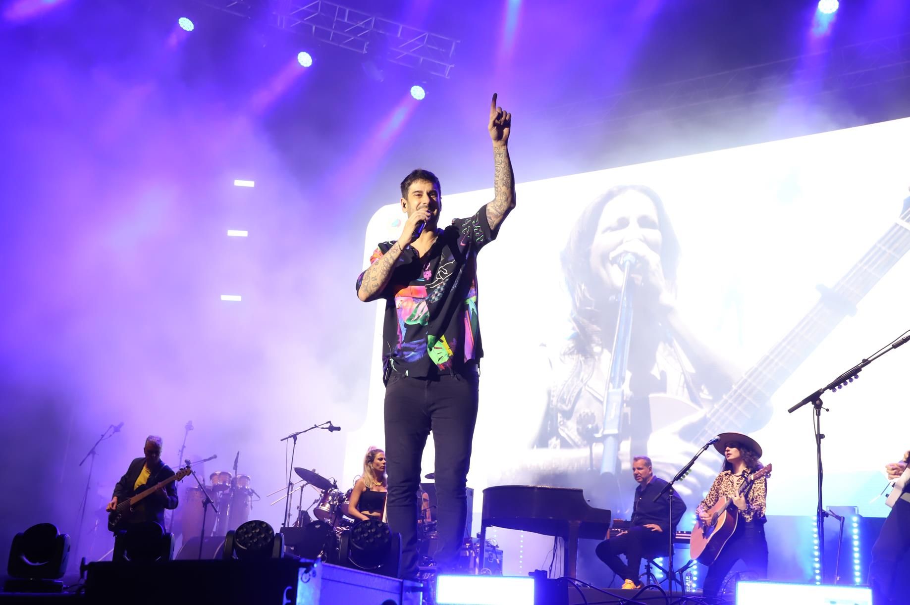 Concierto de Melendi en las fiestas de Los Dolores, en Lanzarote