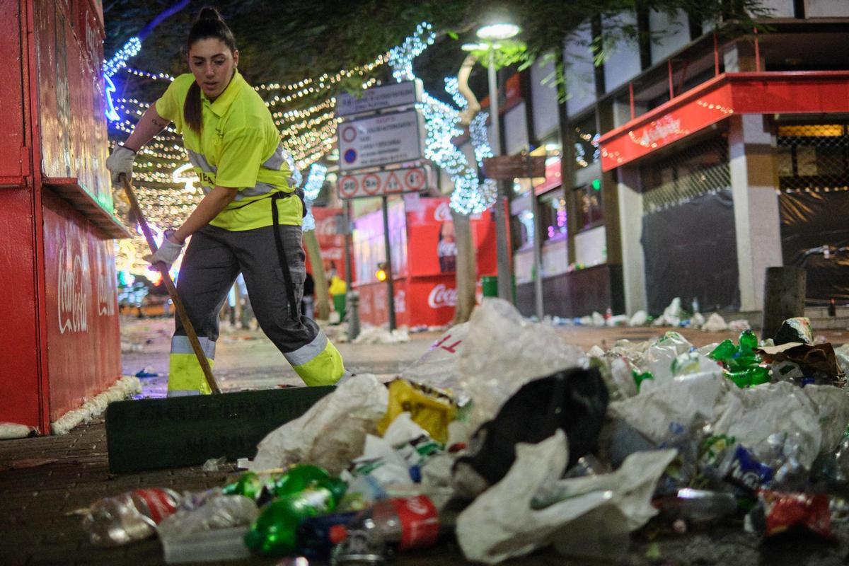 Operativo de limpieza desplegado en una de las ediciones anteriores.