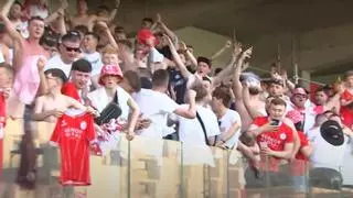 Los aficionados del Shelbourne irlandés, a lo Rodri: así cantaron el "Gibraltar es español" en el estadio del Peñón