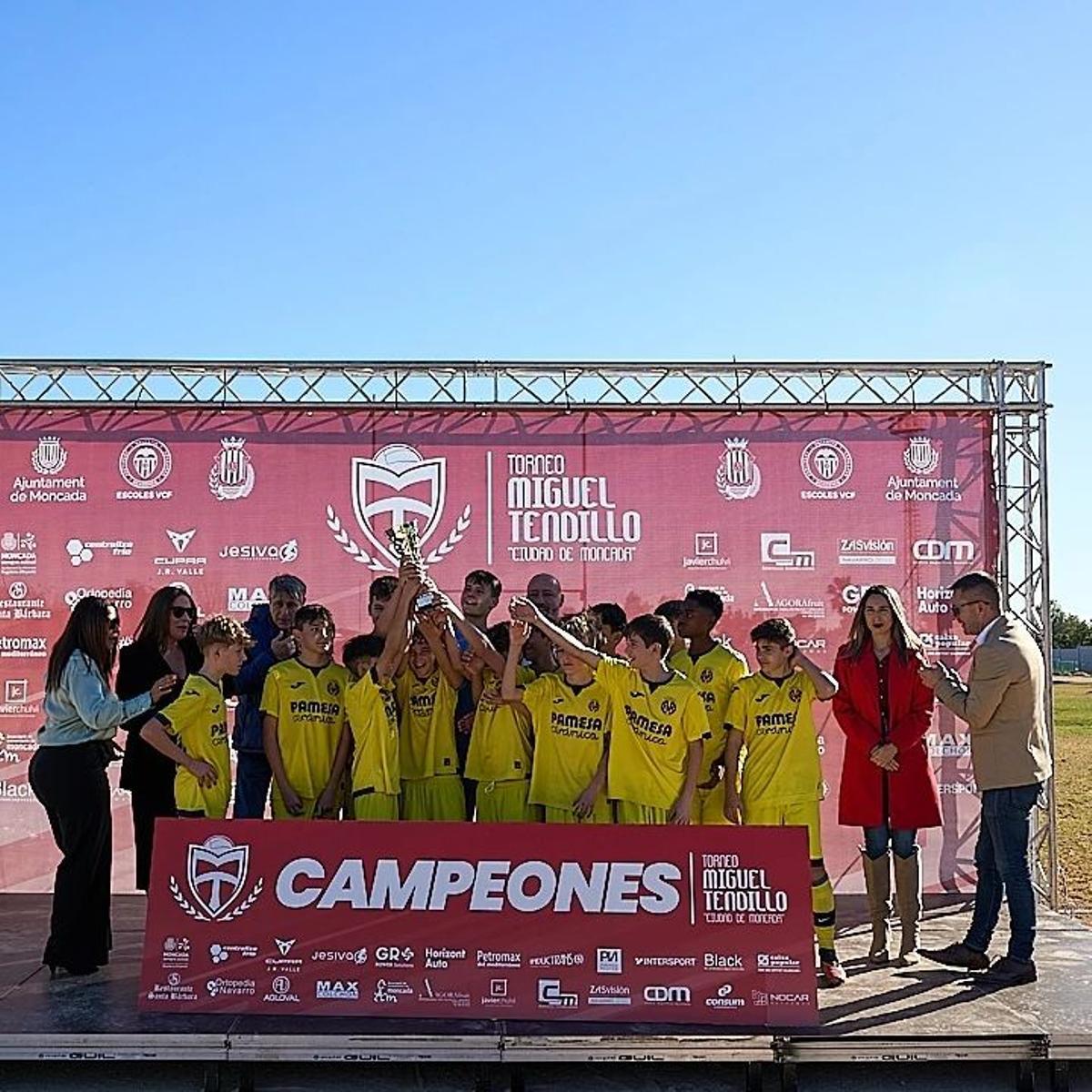 Equipo Infantil del Villarreal CF.