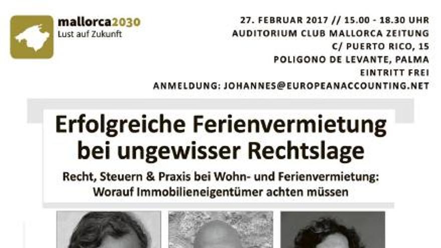 Diese Experten tragen bei der Veranstaltung vor.