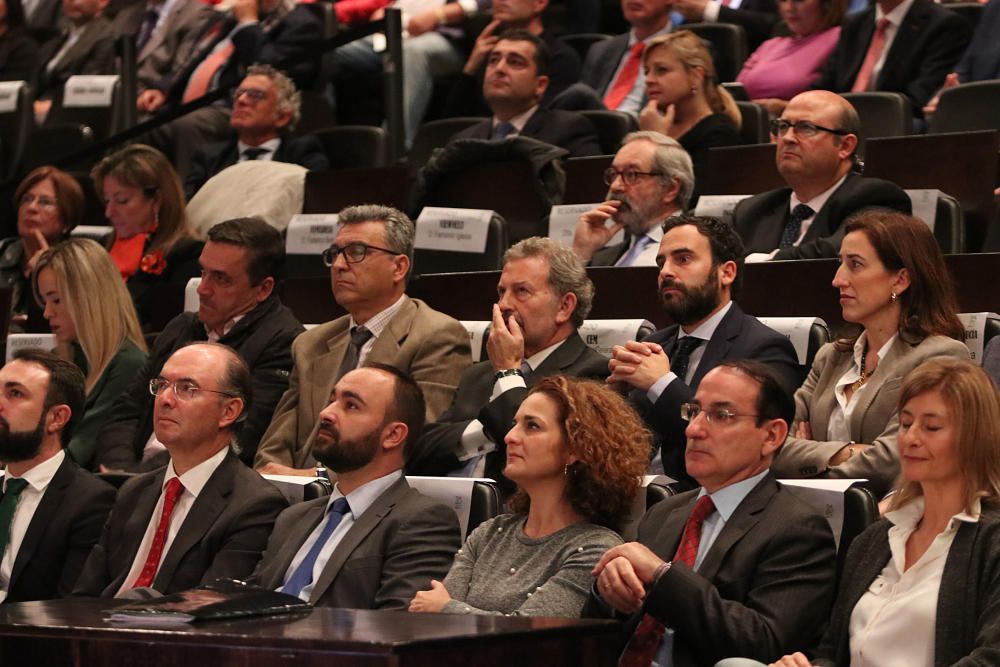 El Palacio de Congresos de Málaga acoge el acto institucional de celebración del aniversario de la tecnópolis malagueña, con la presencia de la presidenta de la Junta
