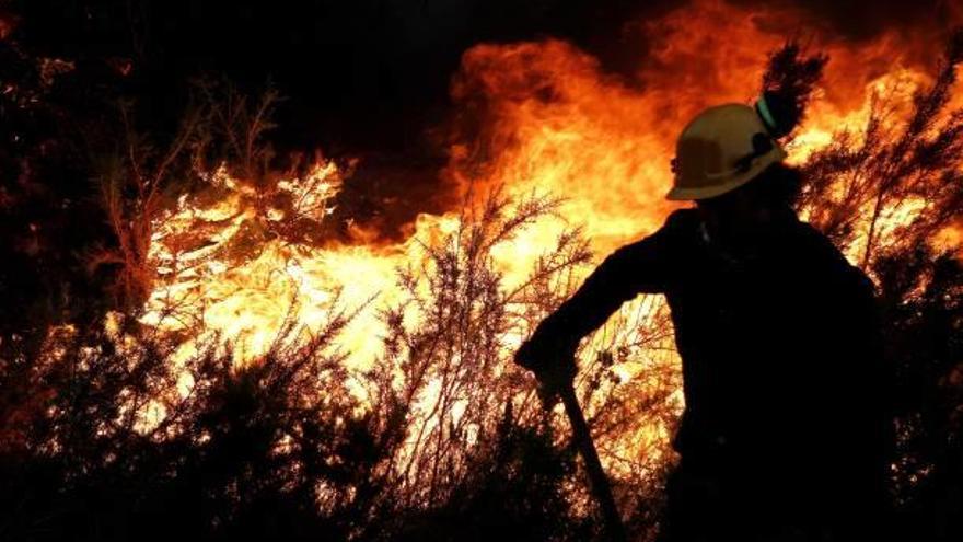 Imagen de archivo del incendio de La Torre de les Maçanes.