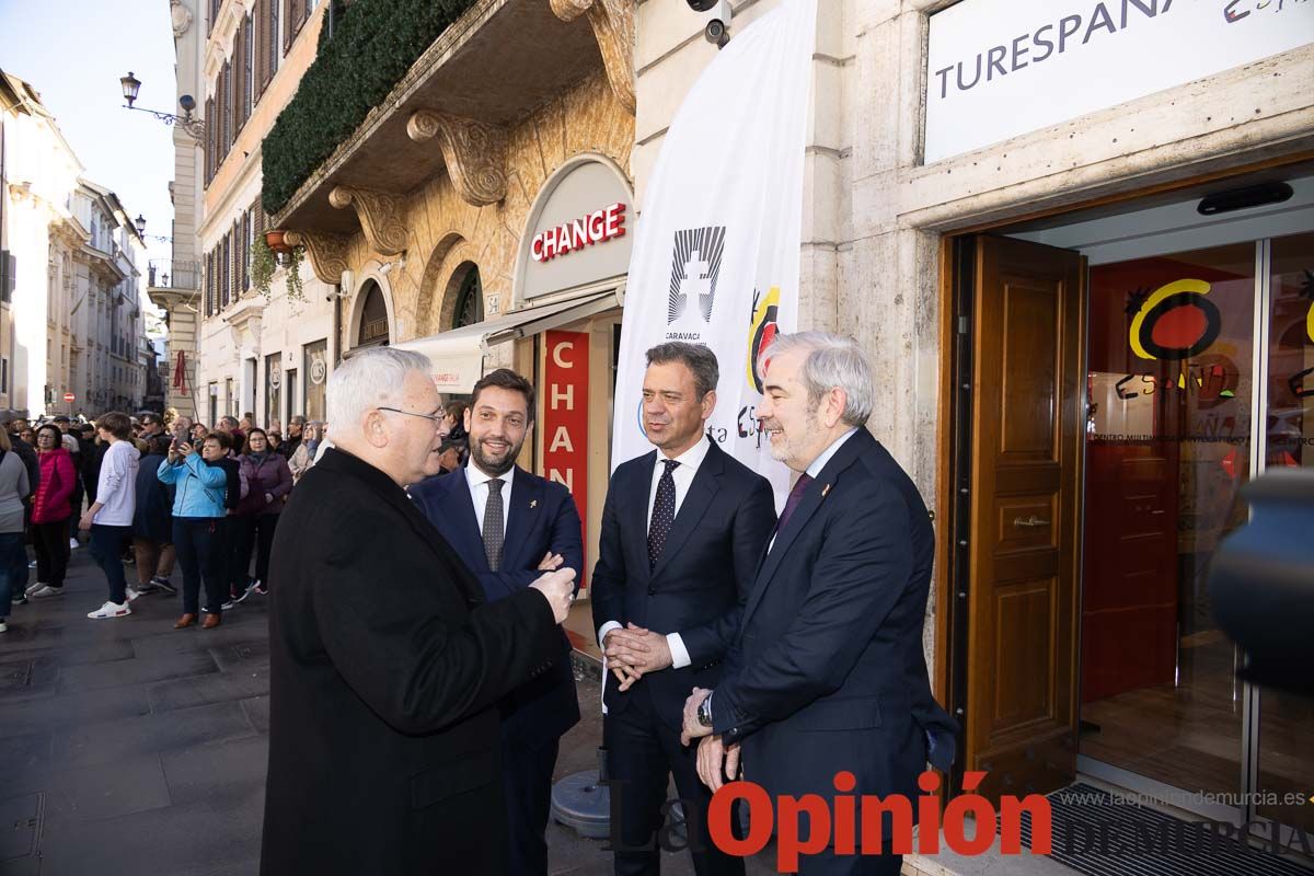 Así se ha vivido la presentación del Año Jubilar de Caravaca en Roma