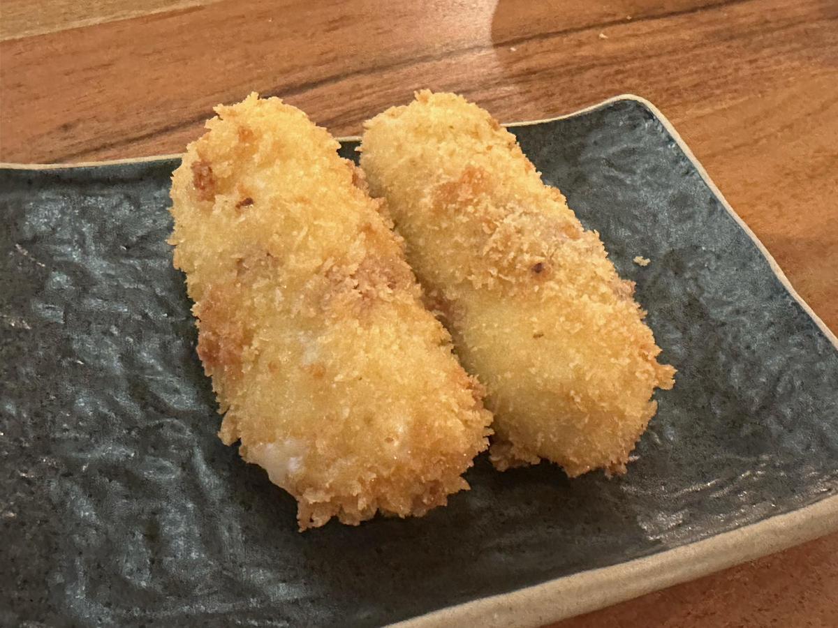 Las croquetas de jamón.