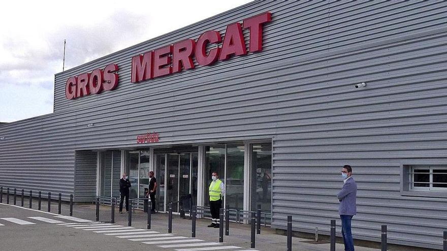 La façana del Gros Mercat de Figueres, l&#039;octubre passat