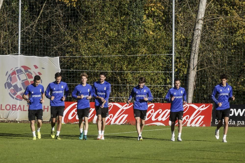 Entrenamiento del Real Oviedo