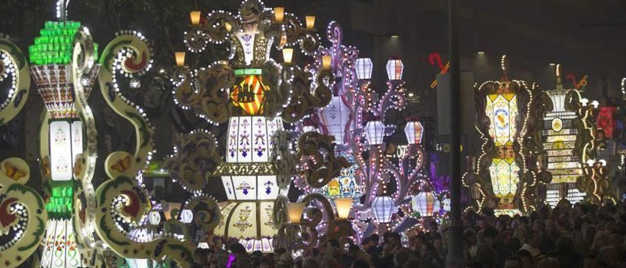 «Encesa» de gaiatas en las pasadas fiestas de la Magdalena.