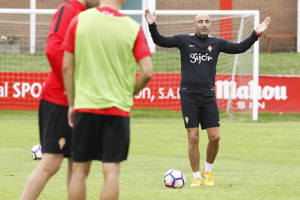 Entrenamiento del Sporting