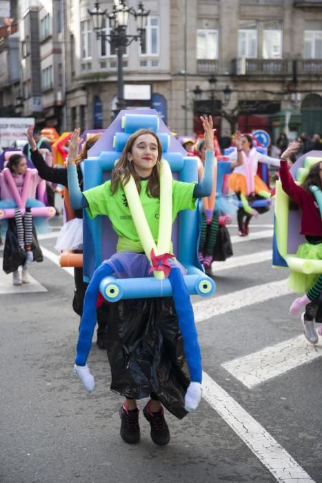 Las calles de A Estrada acogieron el desfile